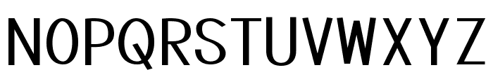 LXGW Marker Gothic Regular Font UPPERCASE