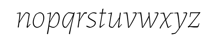 Labrada 200italic Font LOWERCASE