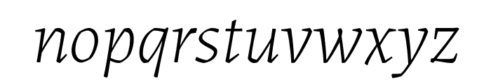 Labrada 300italic Font LOWERCASE