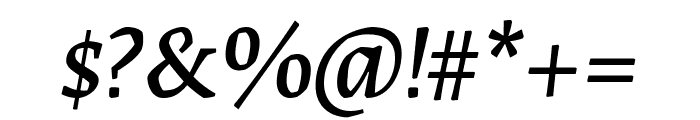 Labrada 500italic Font OTHER CHARS