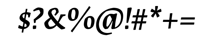 Labrada 600italic Font OTHER CHARS