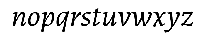 Labrada Italic Font LOWERCASE