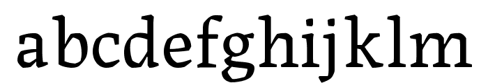 Labrada Regular Font LOWERCASE