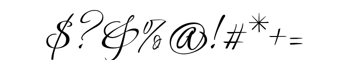 Lavishly Yours Regular Font OTHER CHARS