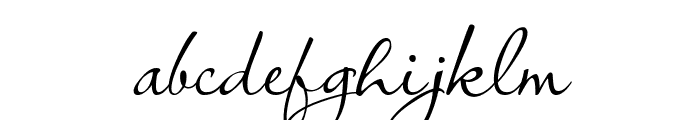 Lavishly Yours Regular Font LOWERCASE