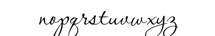 Lavishly Yours Regular Font LOWERCASE