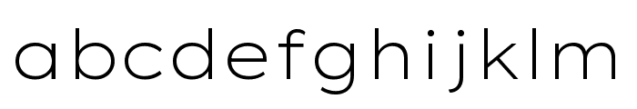 Lexend Giga 200 Font LOWERCASE