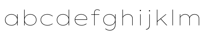 Lexend Mega 100 Font LOWERCASE