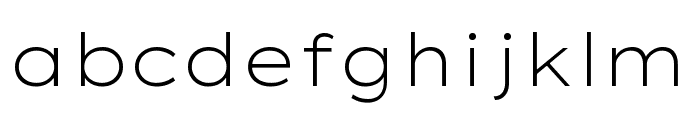 Lexend Mega 200 Font LOWERCASE