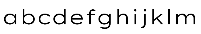 Lexend Mega 300 Font LOWERCASE