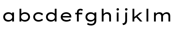 Lexend Mega regular Font LOWERCASE