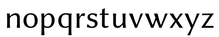 Libertinus Sans Regular Font LOWERCASE