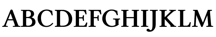 Libertinus Serif 600 Font UPPERCASE