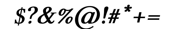Libertinus Serif 600italic Font OTHER CHARS