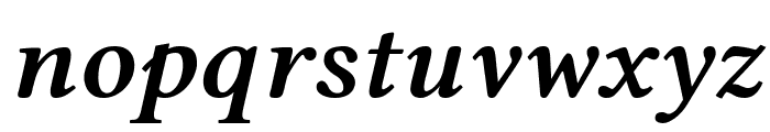 Libertinus Serif 600italic Font LOWERCASE