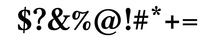 Libertinus Serif 700 Font OTHER CHARS