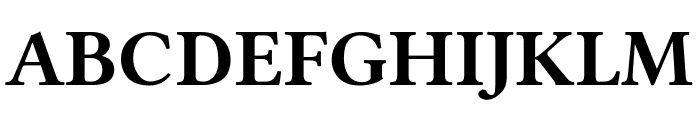 Libertinus Serif 700 Font UPPERCASE