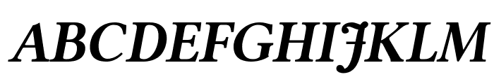Libertinus Serif 700italic Font UPPERCASE
