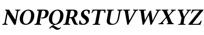 Libertinus Serif 700italic Font UPPERCASE