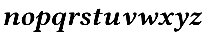 Libertinus Serif 700italic Font LOWERCASE