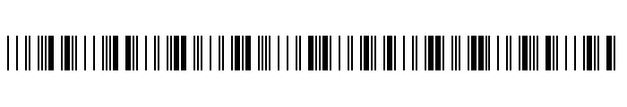 Libre Barcode 39 Extended regular Font OTHER CHARS
