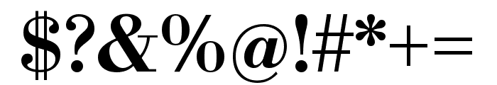 Libre Bodoni 500 Font OTHER CHARS