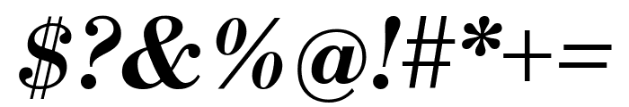 Libre Bodoni 600italic Font OTHER CHARS