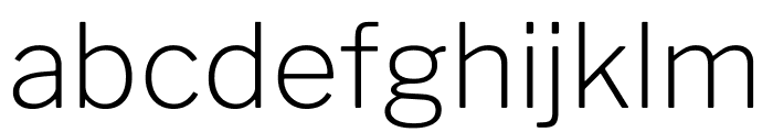 Libre Franklin 200 Font LOWERCASE