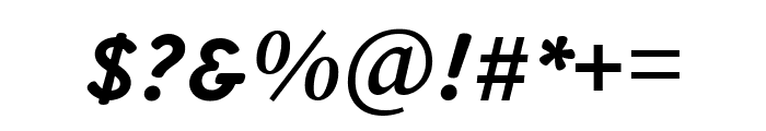 Lisu Bosa 700italic Font OTHER CHARS