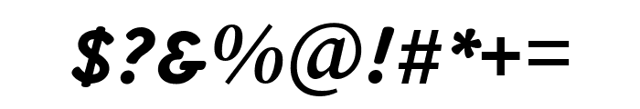 Lisu Bosa 800italic Font OTHER CHARS