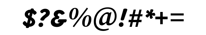 Lisu Bosa 900italic Font OTHER CHARS