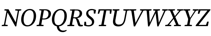 Lisu Bosa Italic Font UPPERCASE