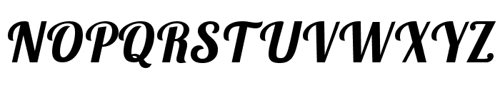 Lobster Two 700italic Font UPPERCASE