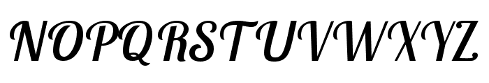 Lobster Two italic Font UPPERCASE