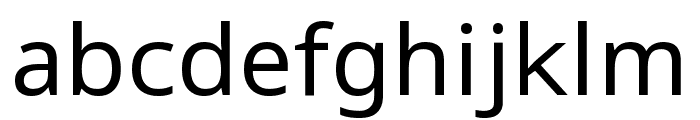 Lunasima Regular Font LOWERCASE