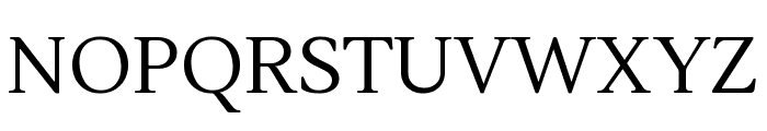 Lustria regular Font UPPERCASE