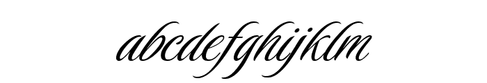 Luxurious Script Regular Font LOWERCASE