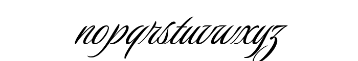 Luxurious Script Regular Font LOWERCASE