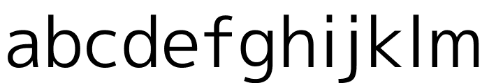 M PLUS 1p regular Font LOWERCASE