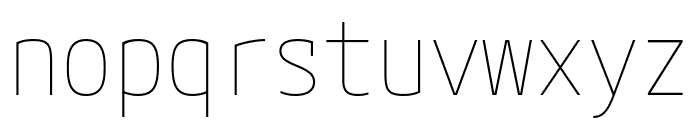 M PLUS Code Latin 100 Font LOWERCASE