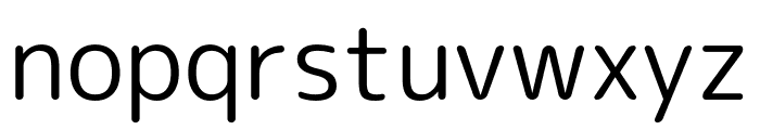 M PLUS Rounded 1c regular Font LOWERCASE