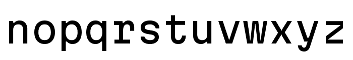 Martian Mono Regular Font LOWERCASE