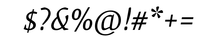 Mate italic Font OTHER CHARS