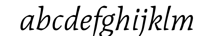 Mate italic Font LOWERCASE