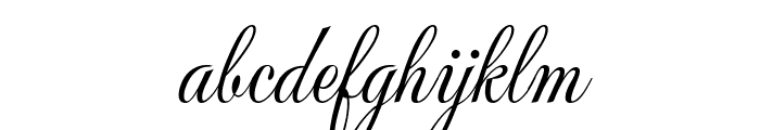 Mea Culpa Regular Font LOWERCASE