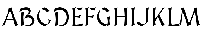 MedievalSharp regular Font UPPERCASE