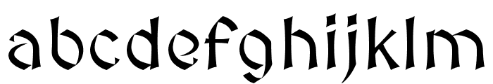 MedievalSharp regular Font LOWERCASE
