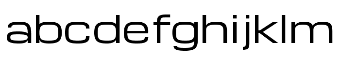 Michroma regular Font LOWERCASE