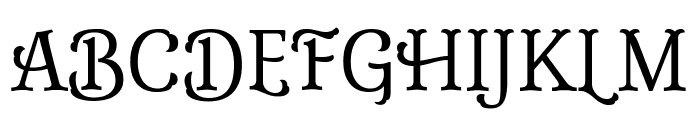 Milonga regular Font UPPERCASE