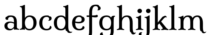 Milonga regular Font LOWERCASE